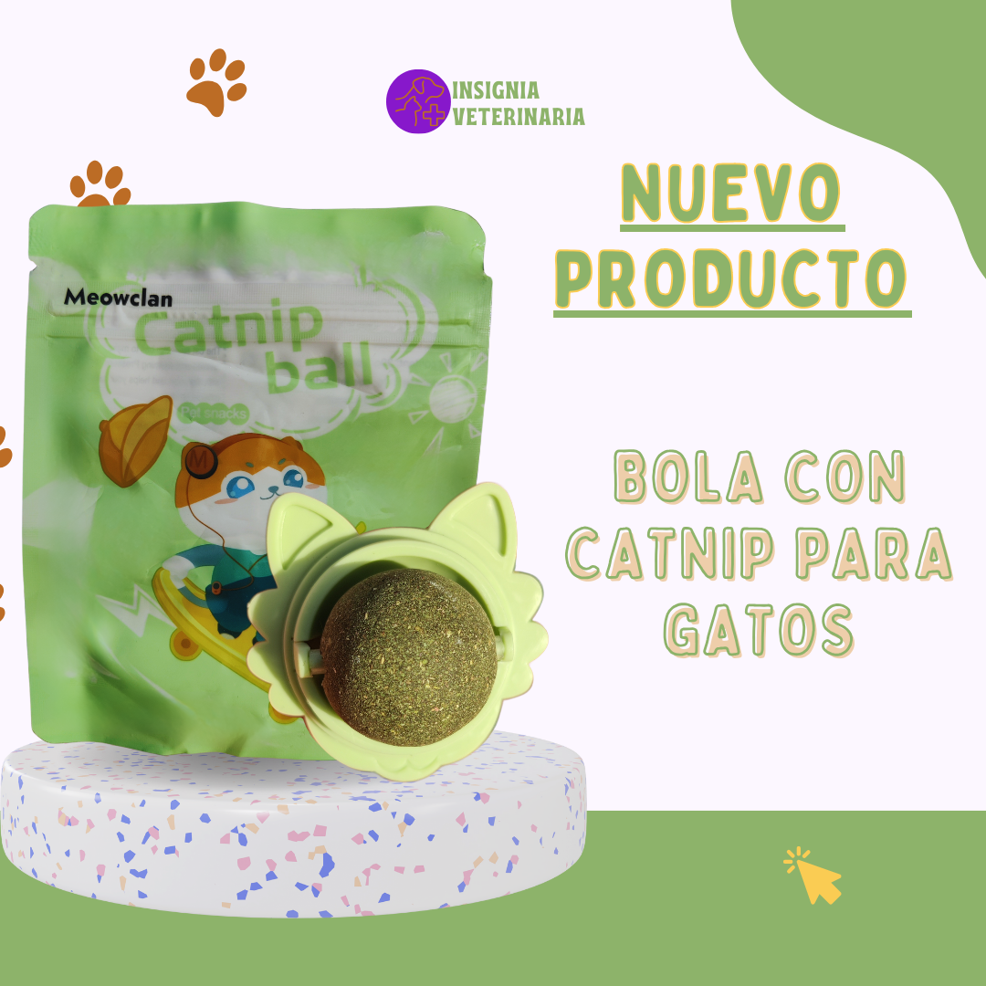 Bóla de catnip para gatos